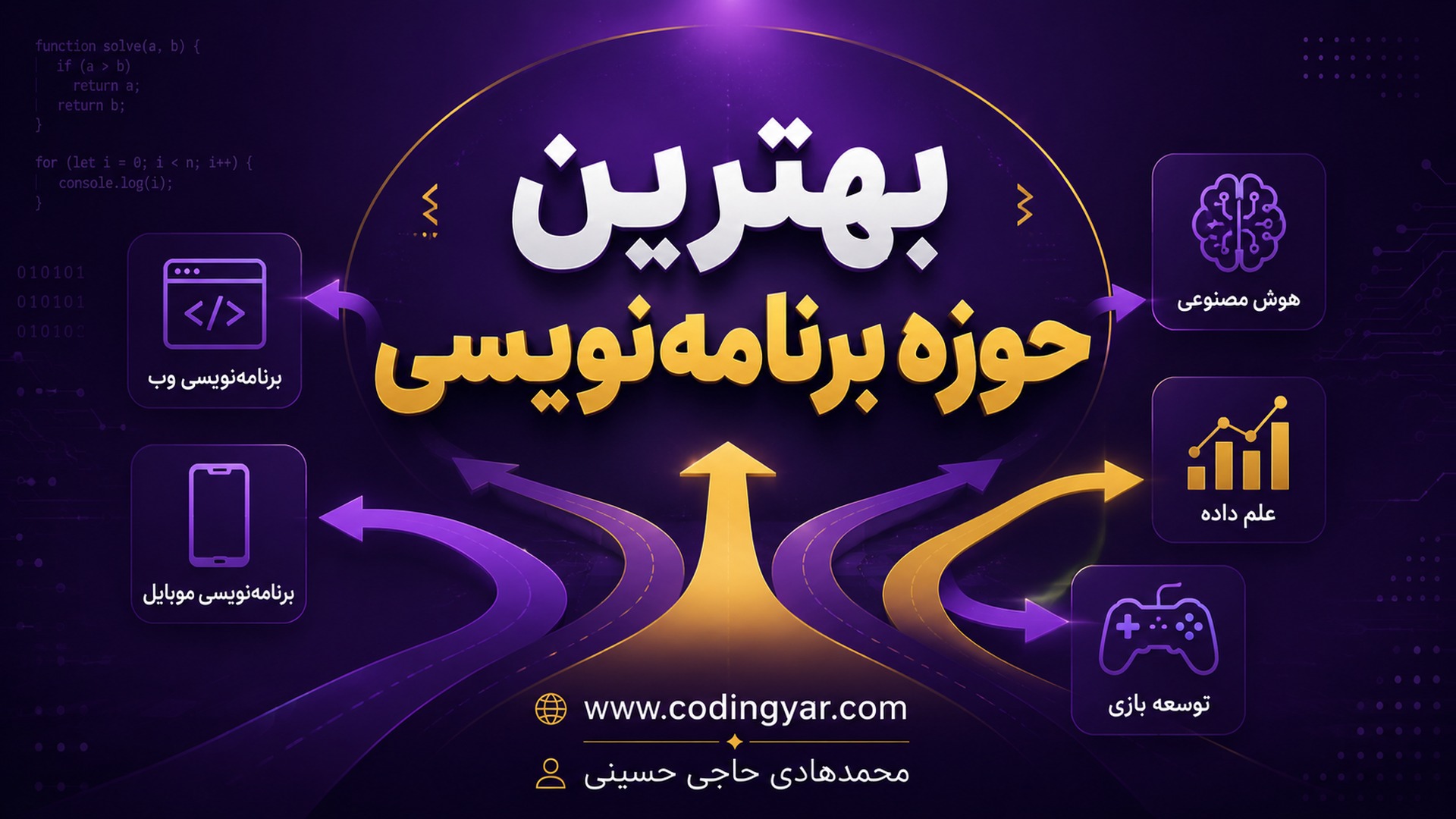 انتخاب بهترین حوزه برنامه نویسی