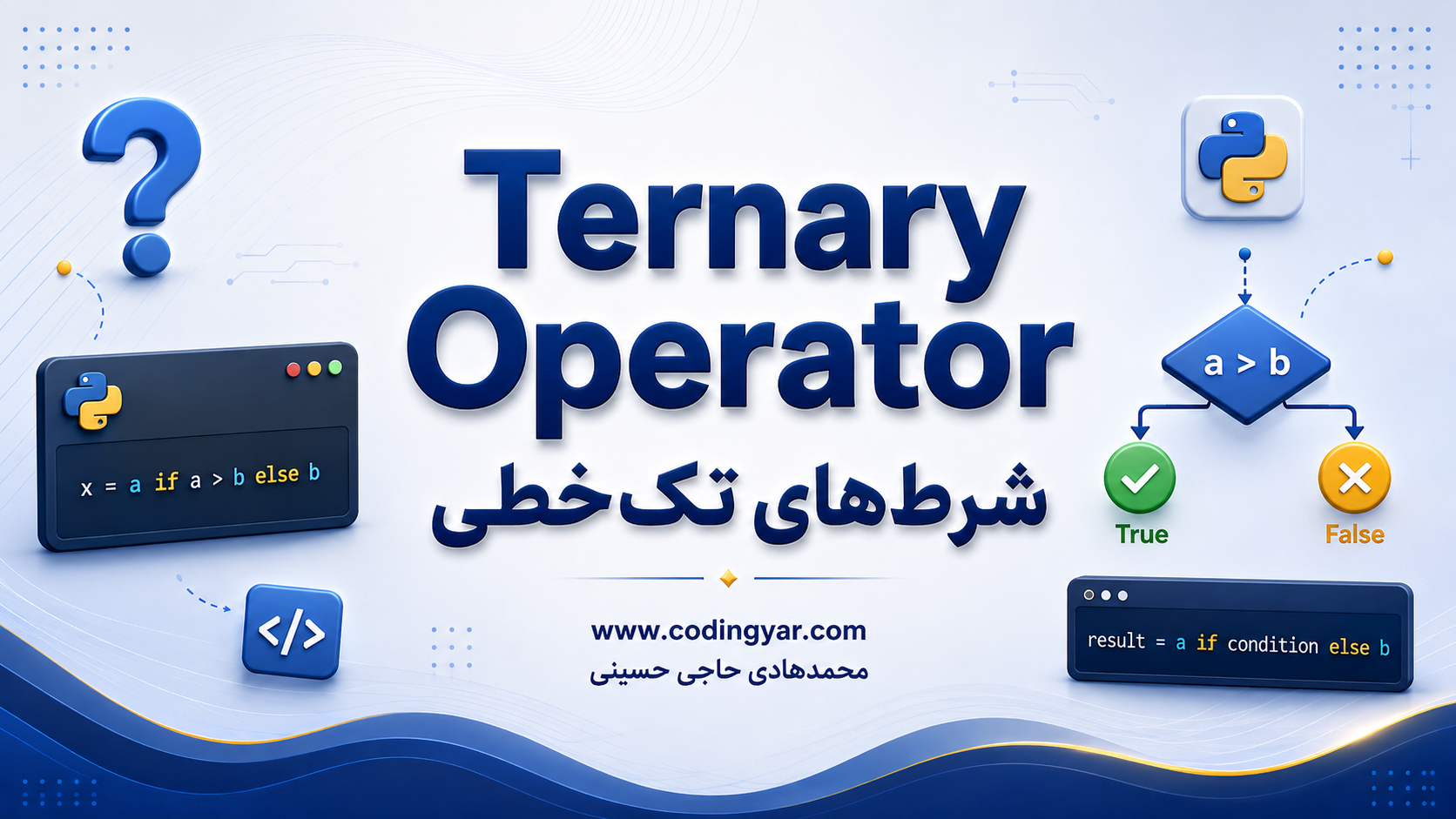 Ternary Operator-شرط های تک خطی